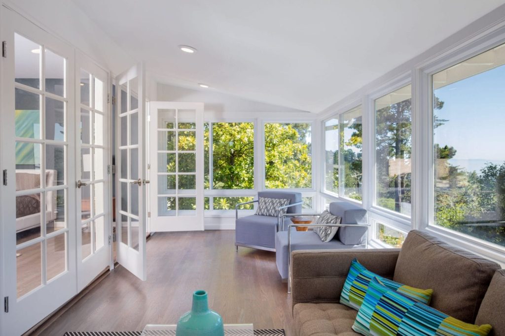 Custom Sun Room Addition by Top Home Builders - Home Expansion Walnut Creek